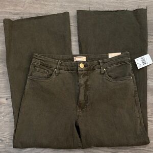 Kut from the Kloth Dark Olive Flare Jeans